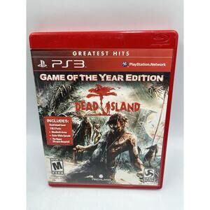 Dead Island GOTY Game of the Year Edition Red Greatest Hits PS3 PlayStation 3